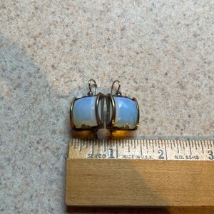 Opal & Silver earrings